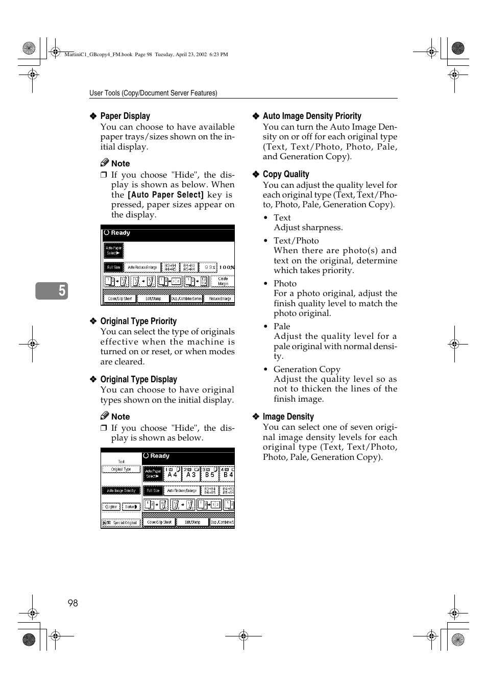 Lanier LD075 User Manual | Page 106 / 138