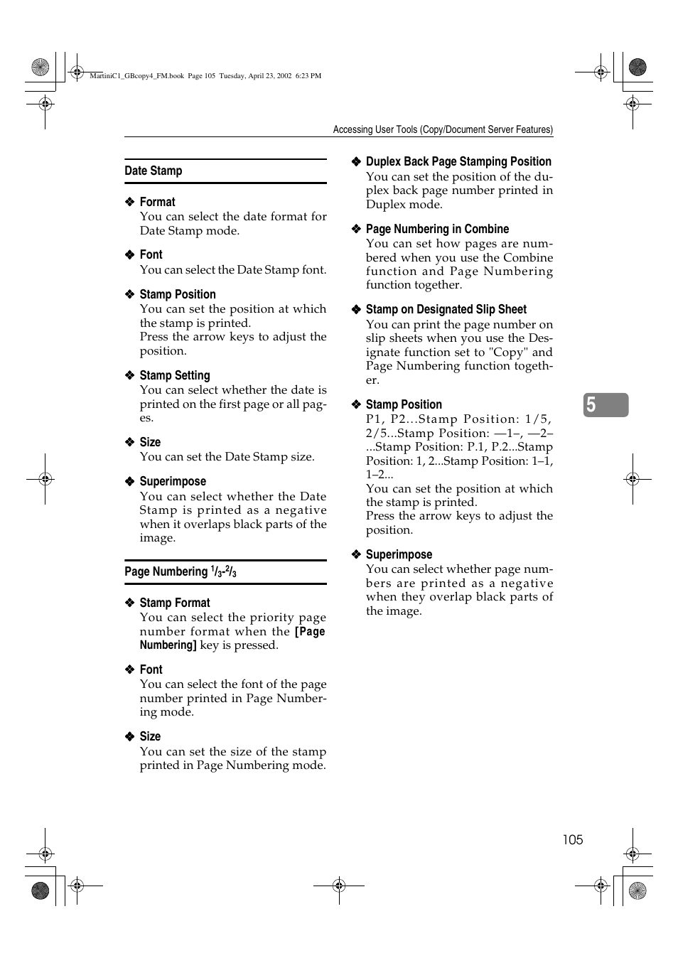 Lanier LD075 User Manual | Page 113 / 138