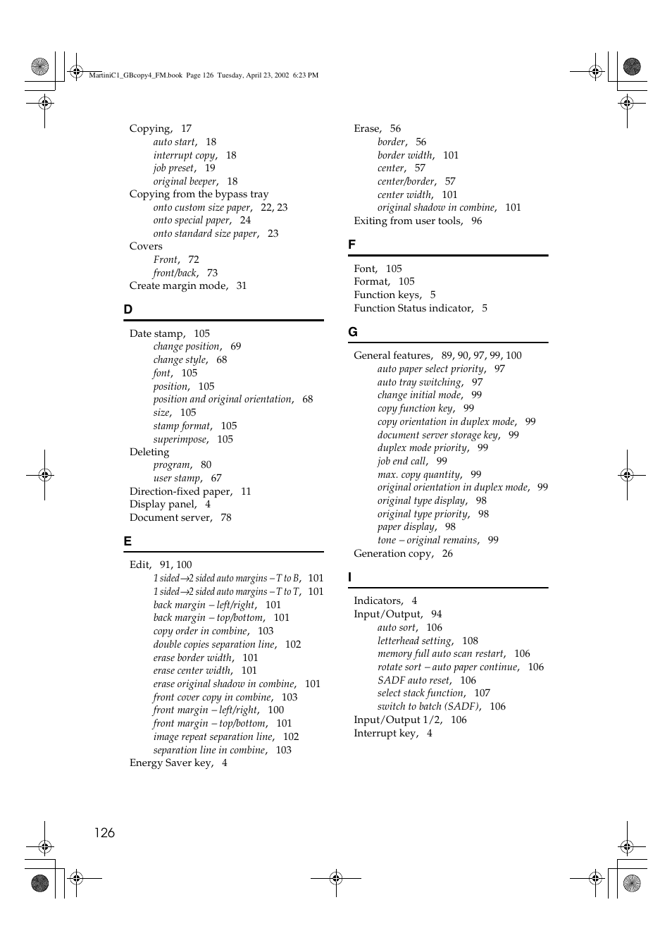 Lanier LD075 User Manual | Page 134 / 138