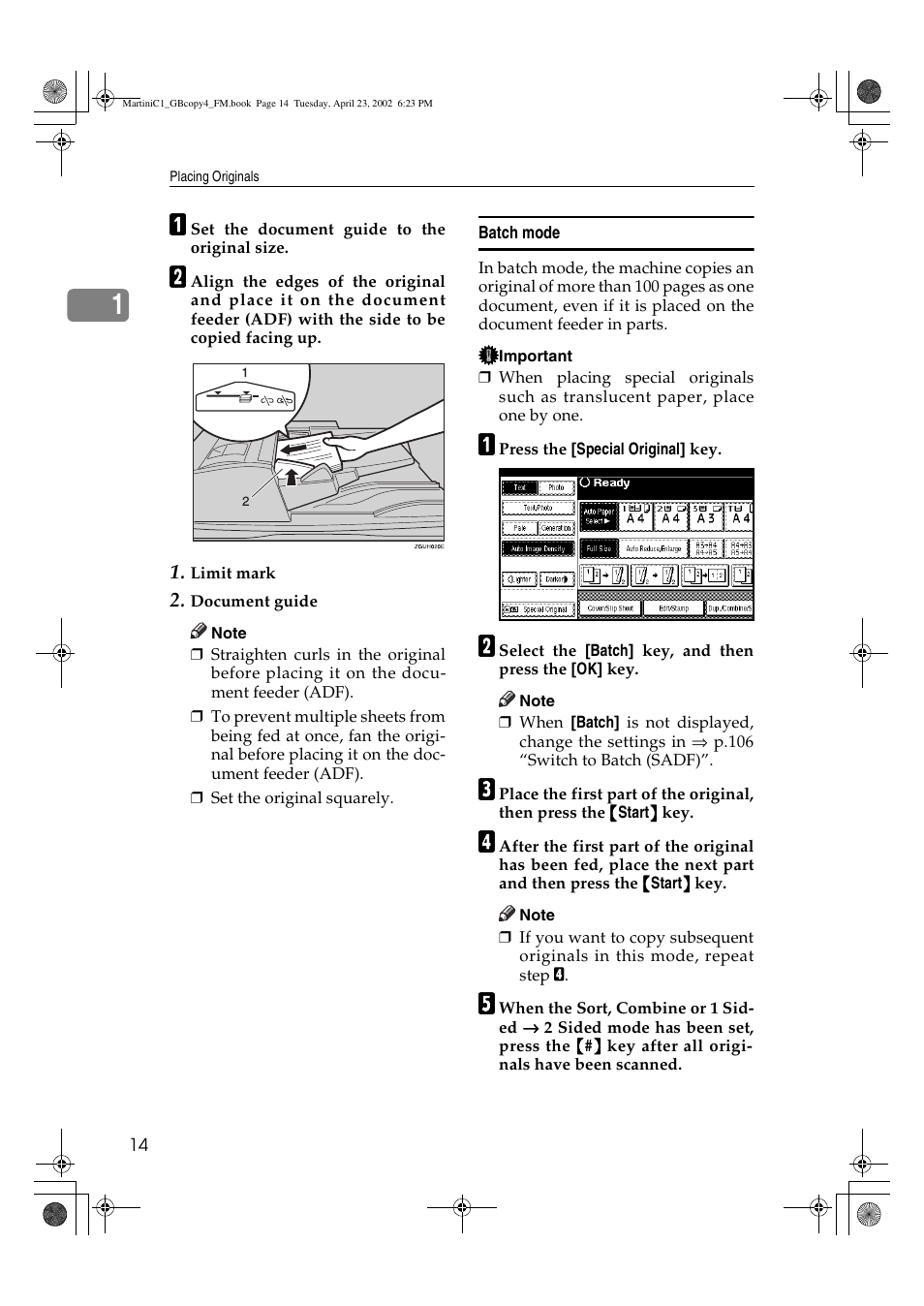Lanier LD075 User Manual | Page 22 / 138