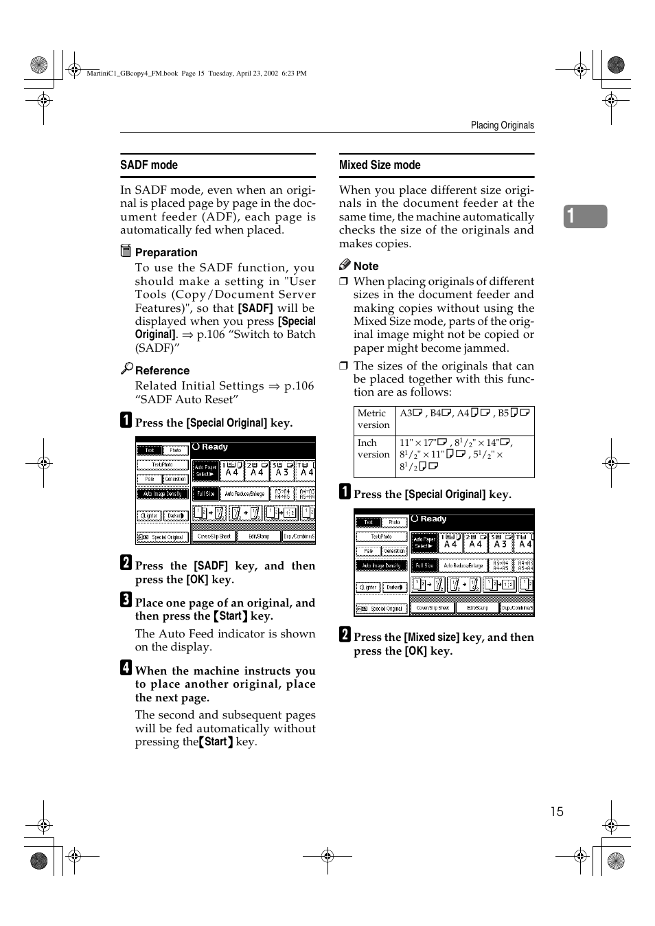 Lanier LD075 User Manual | Page 23 / 138