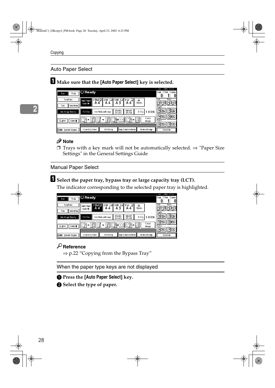 Lanier LD075 User Manual | Page 36 / 138