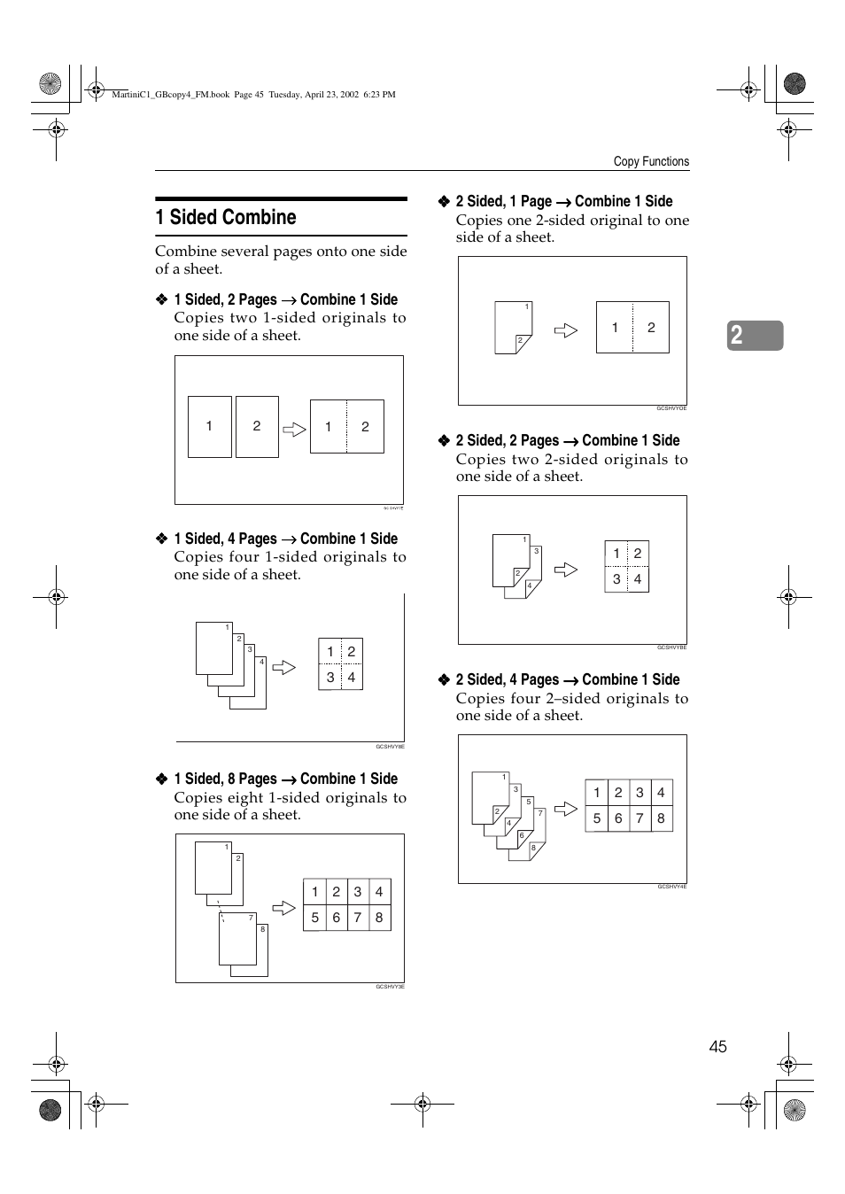 1 sided combine | Lanier LD075 User Manual | Page 53 / 138