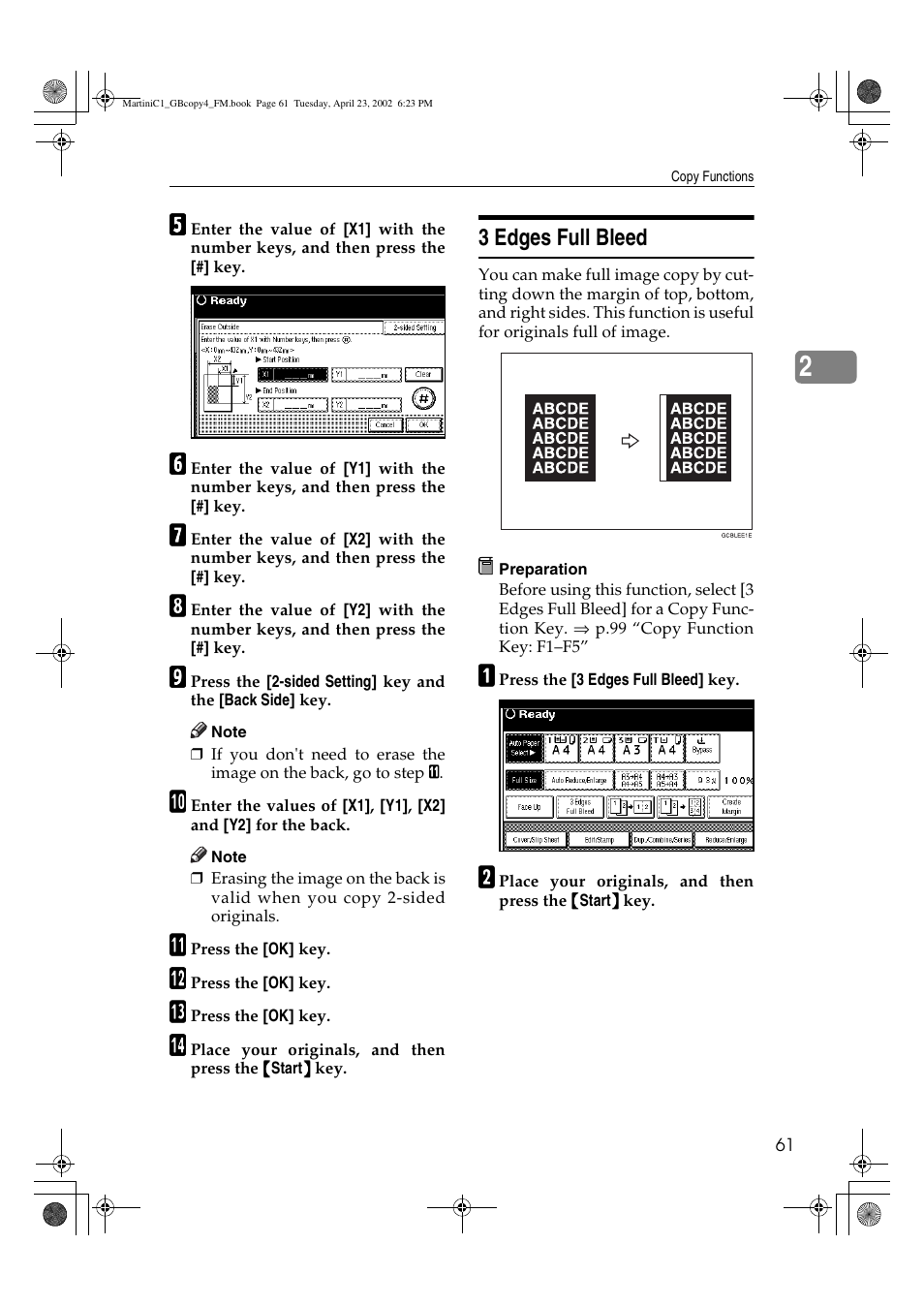 3 edges full bleed | Lanier LD075 User Manual | Page 69 / 138