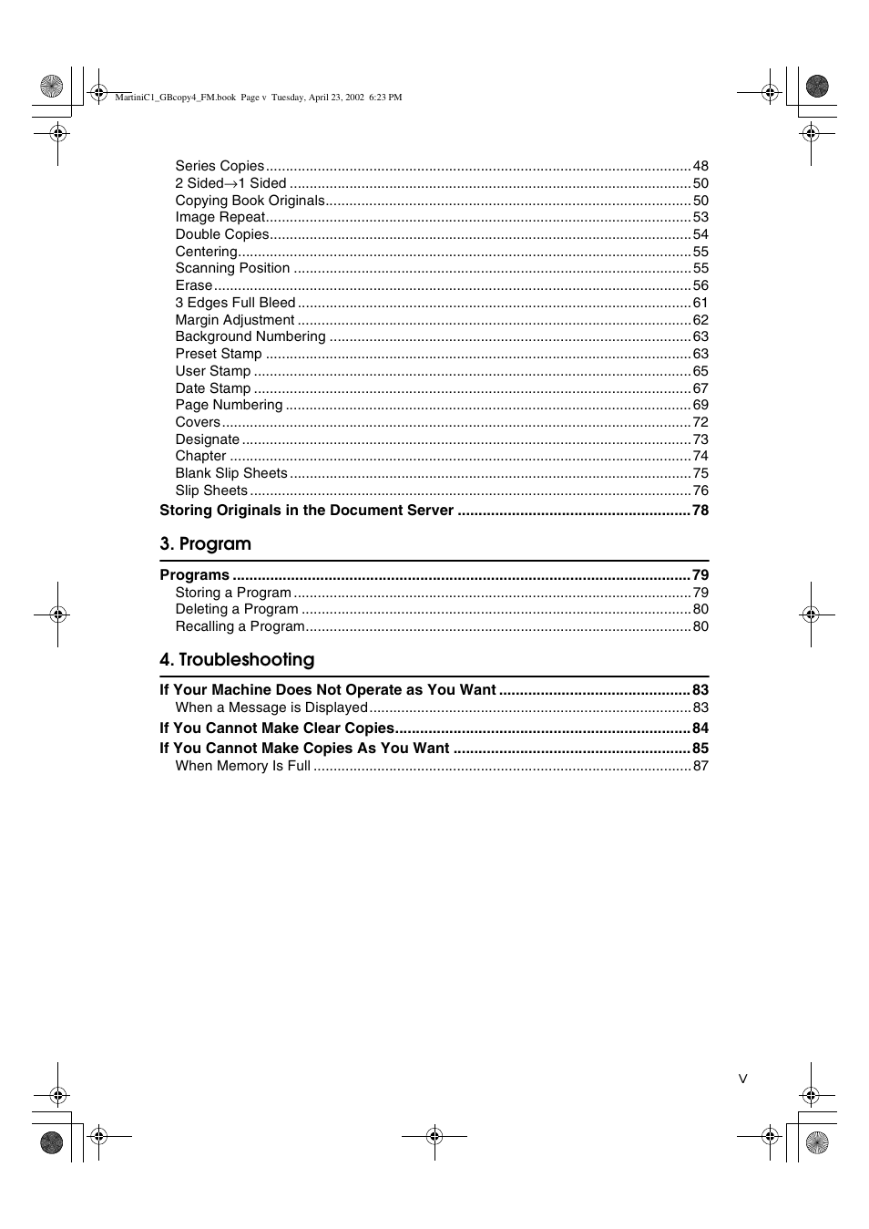 Lanier LD075 User Manual | Page 7 / 138