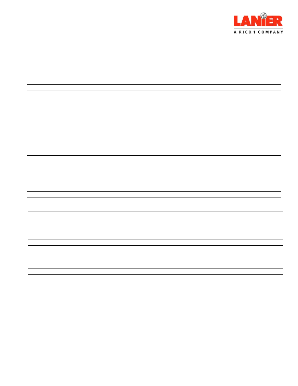 Lanier 556 User Manual | 3 pages
