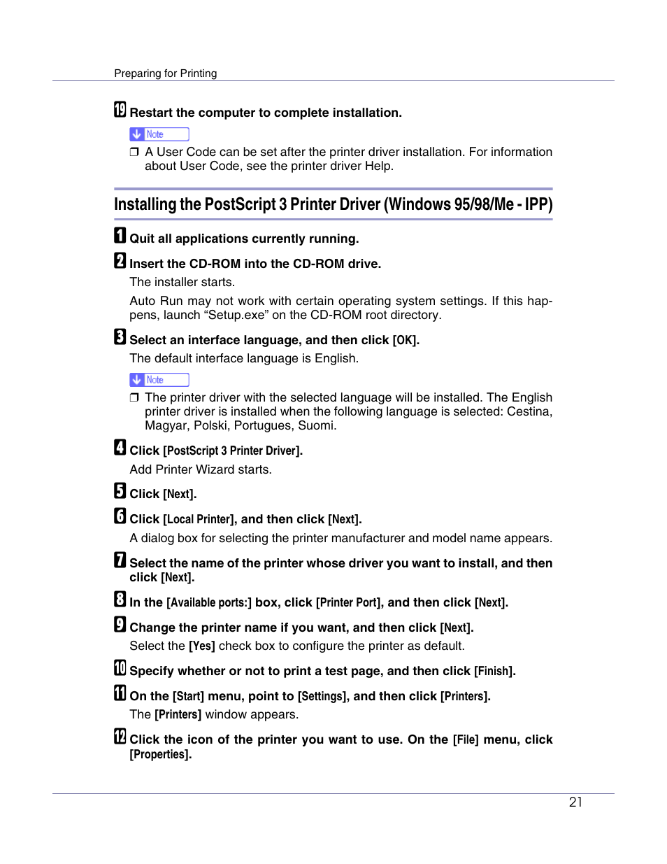 Lanier LP222cn User Manual | Page 140 / 536