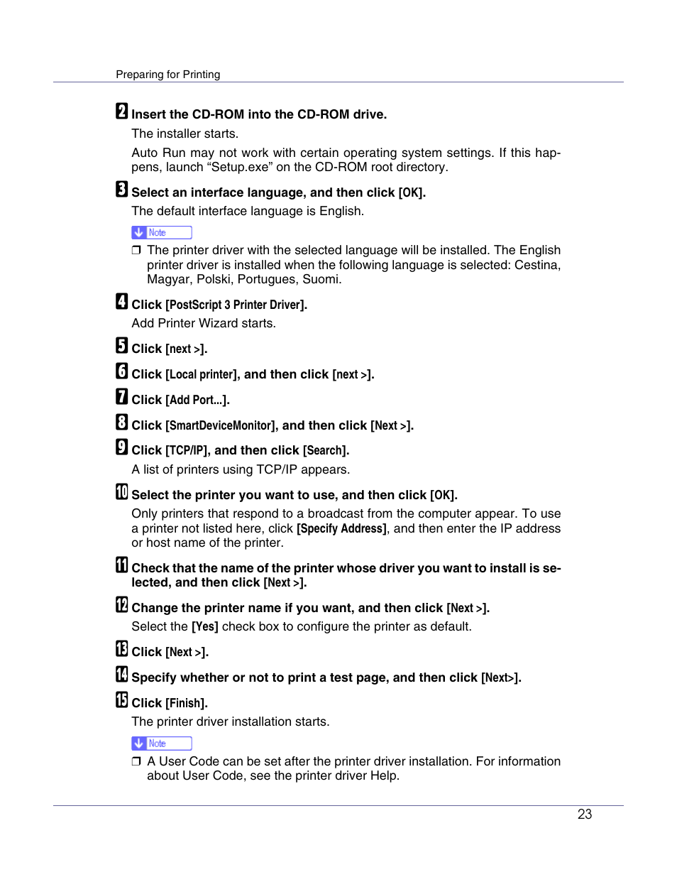 Lanier LP222cn User Manual | Page 142 / 536