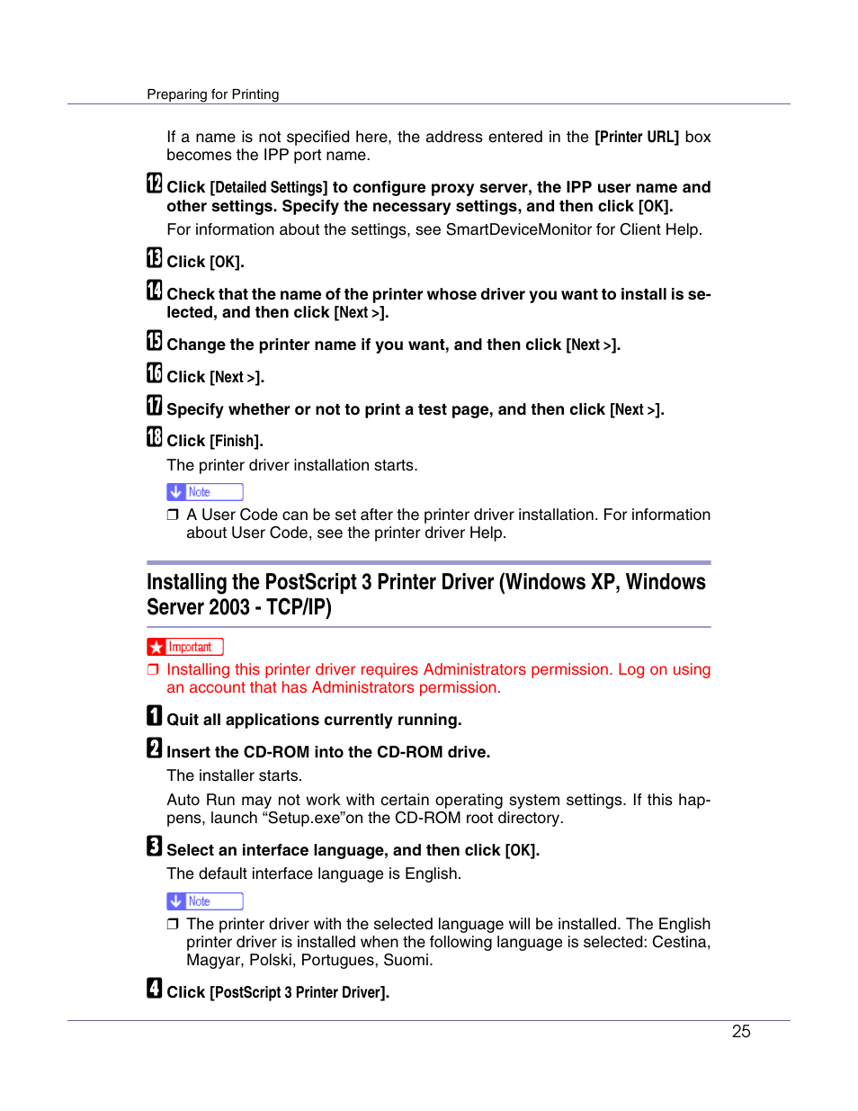 Lanier LP222cn User Manual | Page 144 / 536