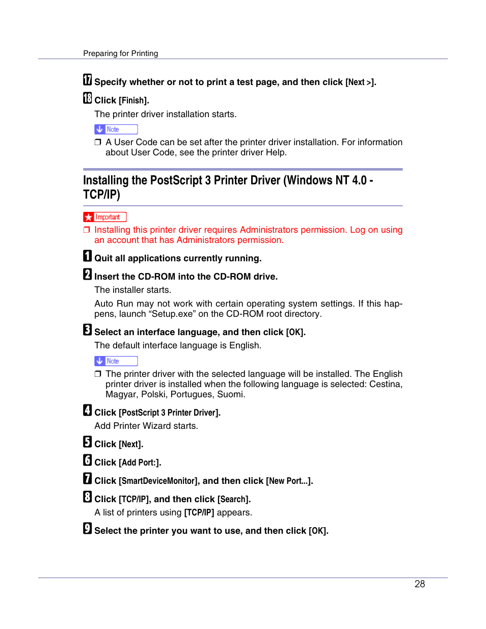 Lanier LP222cn User Manual | Page 147 / 536