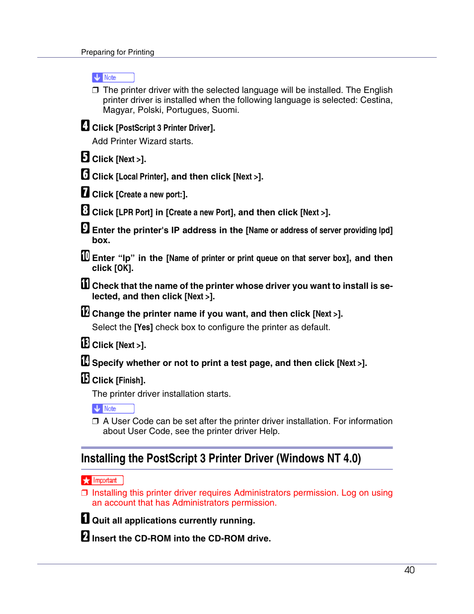 Lanier LP222cn User Manual | Page 159 / 536