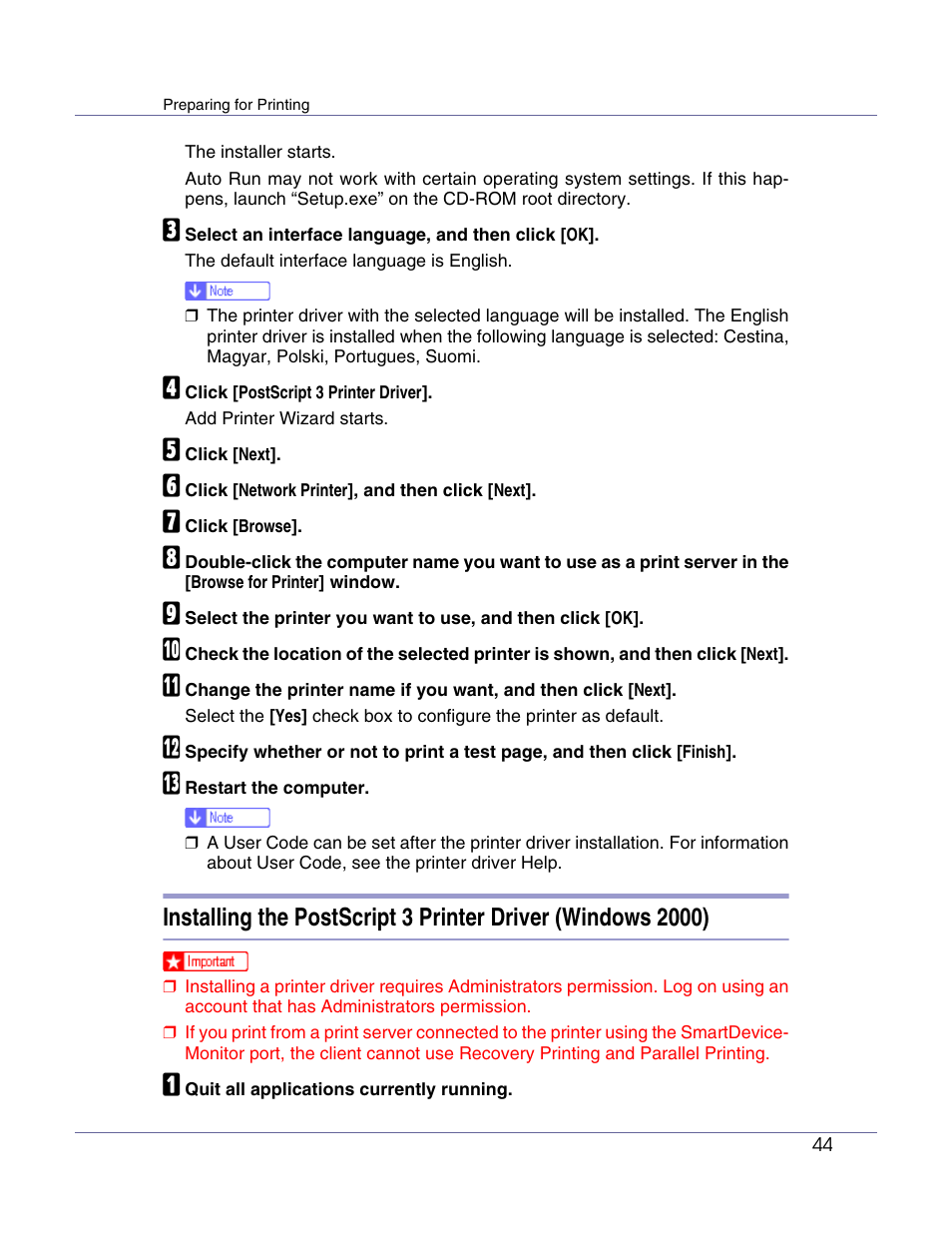 Lanier LP222cn User Manual | Page 163 / 536