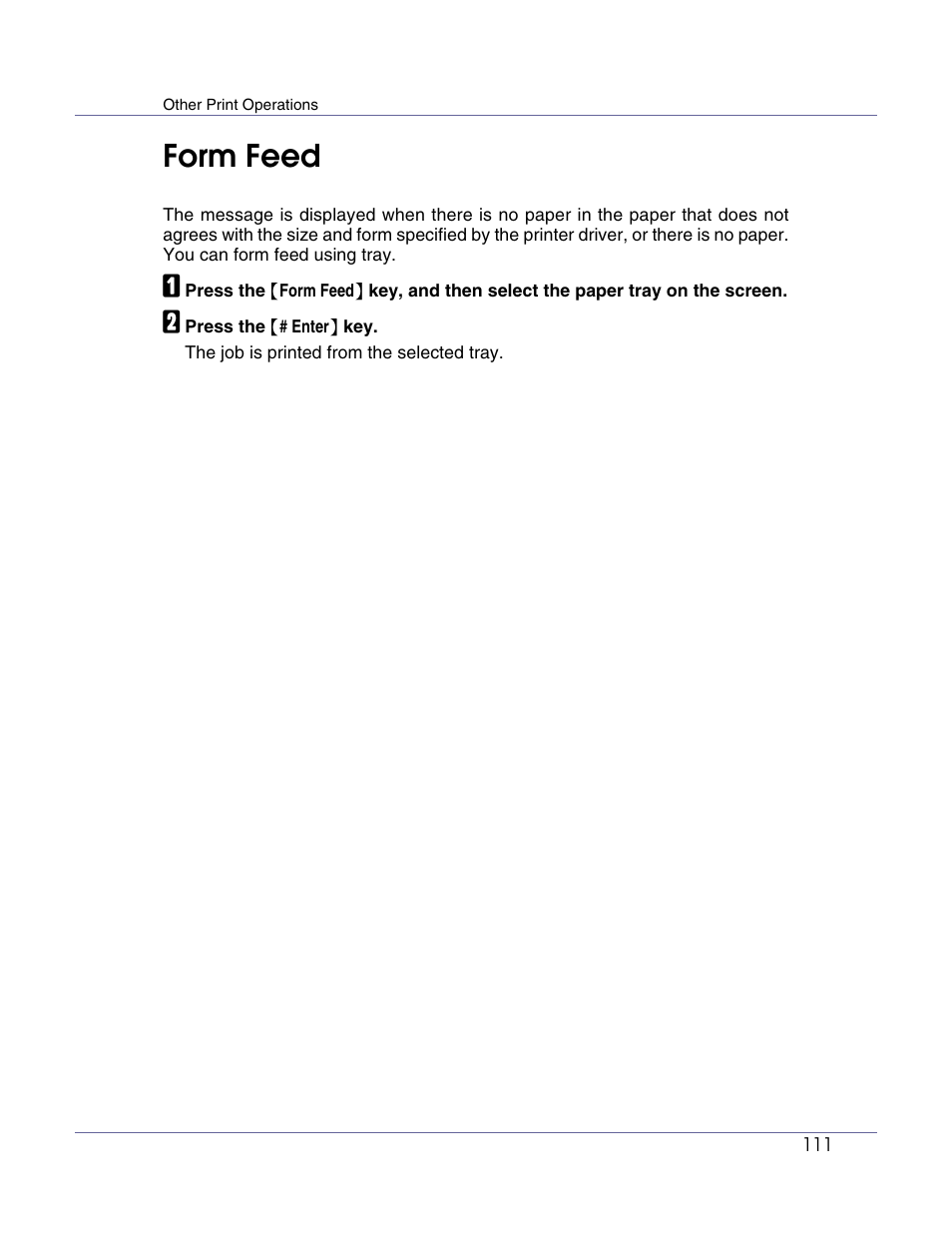 Form feed | Lanier LP222cn User Manual | Page 230 / 536