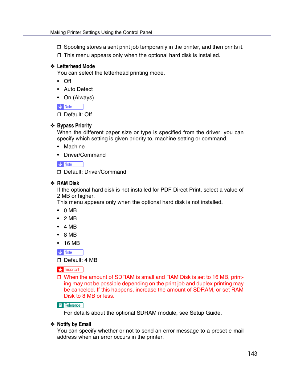 Lanier LP222cn User Manual | Page 262 / 536