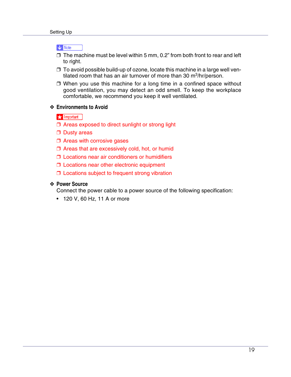 Lanier LP222cn User Manual | Page 31 / 536