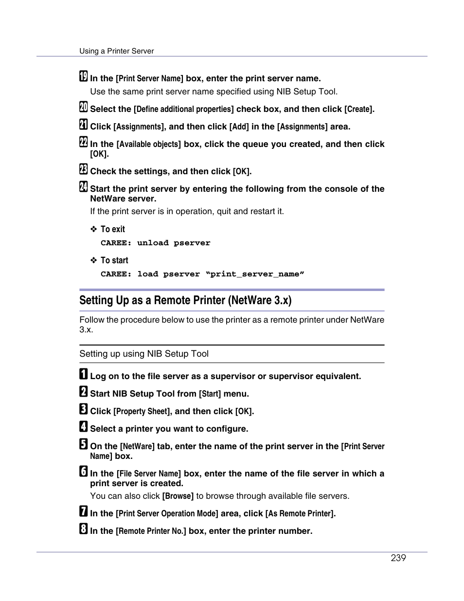 Setting up as a remote printer (netware 3.x) | Lanier LP222cn User Manual | Page 358 / 536