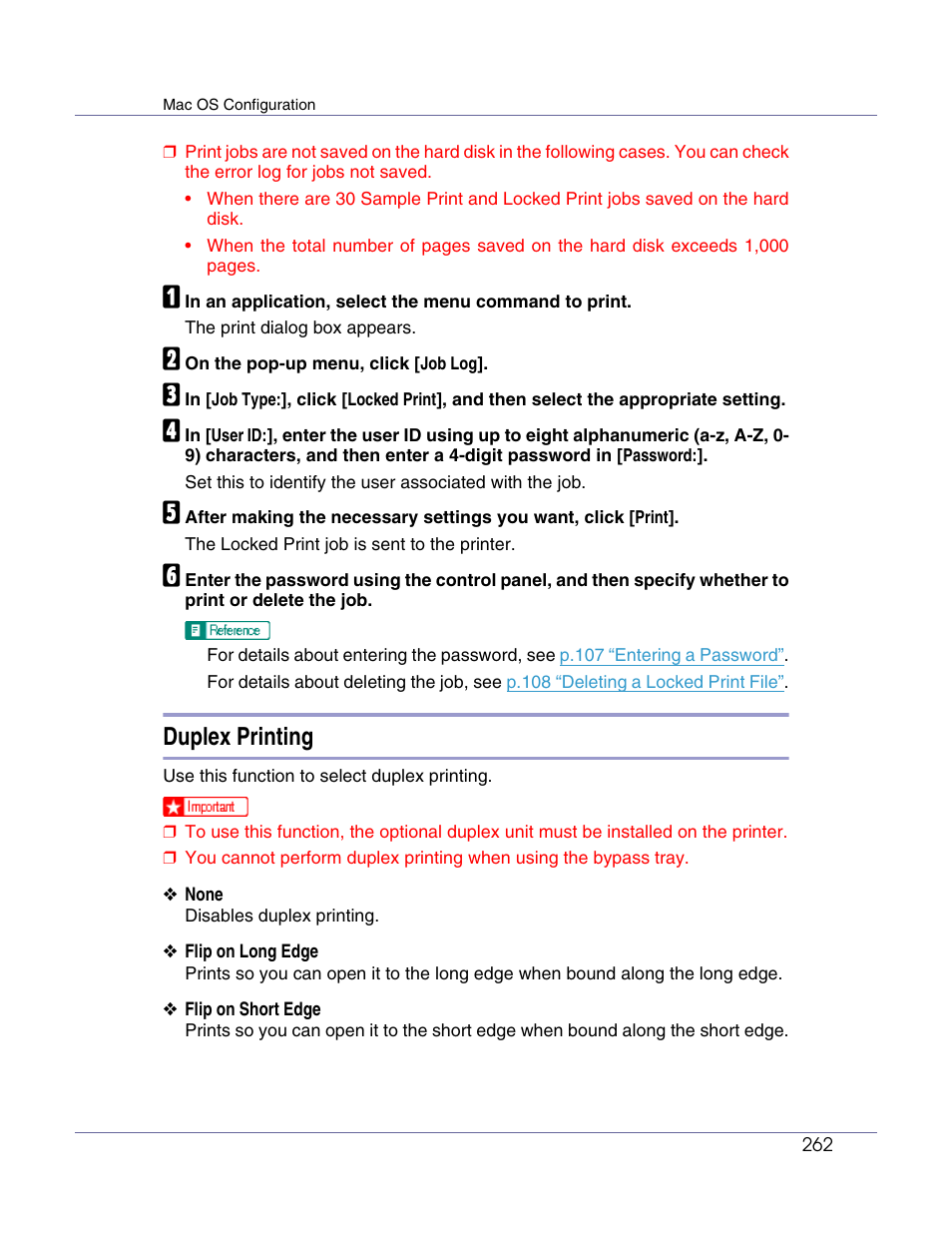 Duplex printing | Lanier LP222cn User Manual | Page 381 / 536