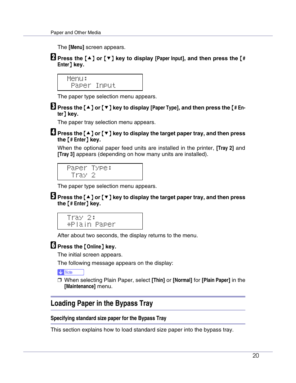 Loading paper in the bypass tray | Lanier LP222cn User Manual | Page 440 / 536