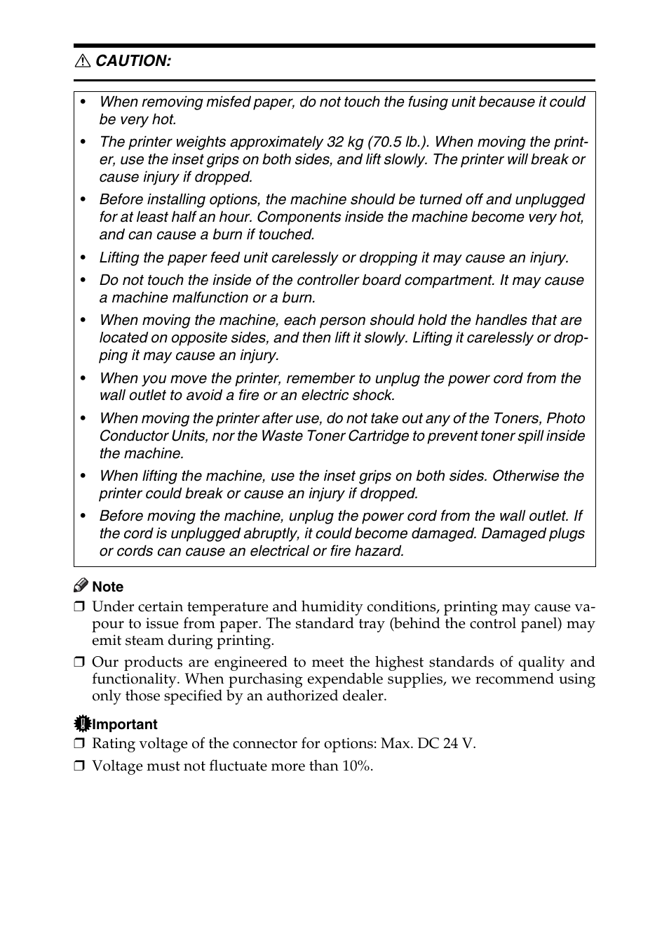 Lanier LP222cn User Manual | Page 5 / 536