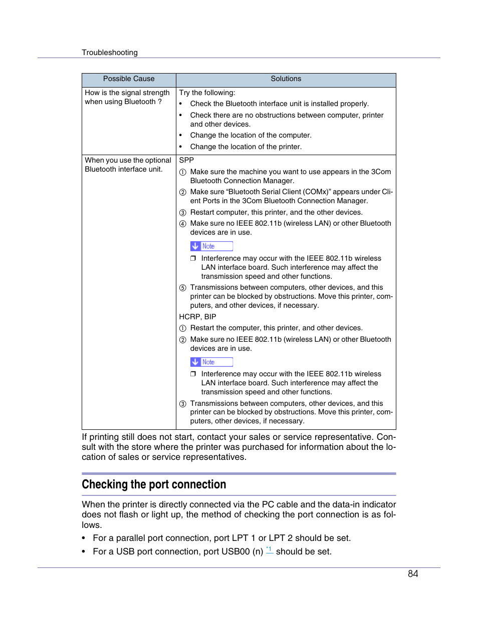 Checking the port connection | Lanier LP222cn User Manual | Page 504 / 536