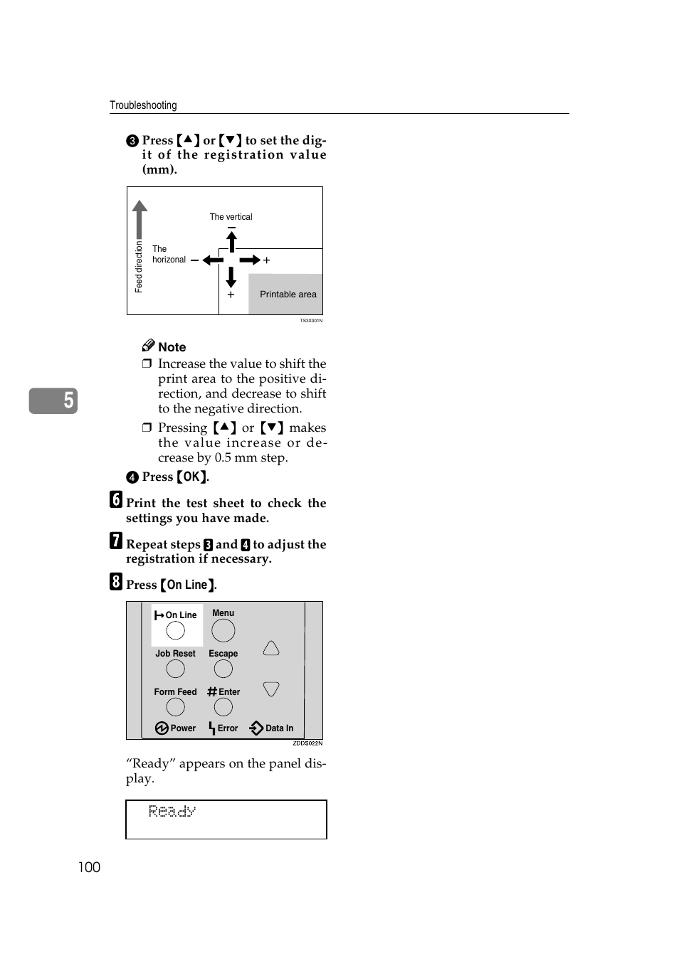 Ready | Lanier AP2610 User Manual | Page 108 / 182