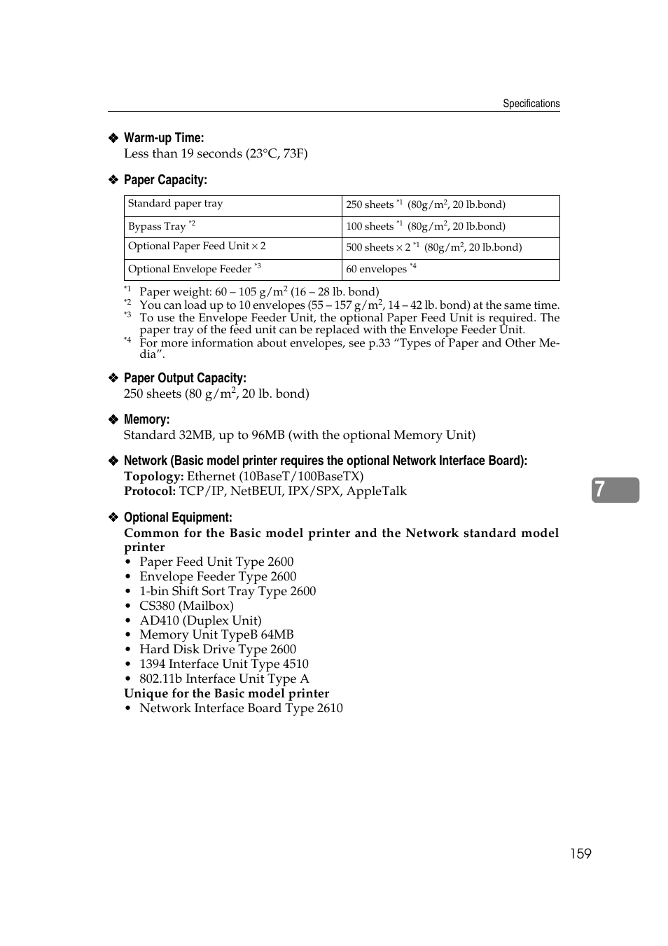 Lanier AP2610 User Manual | Page 167 / 182