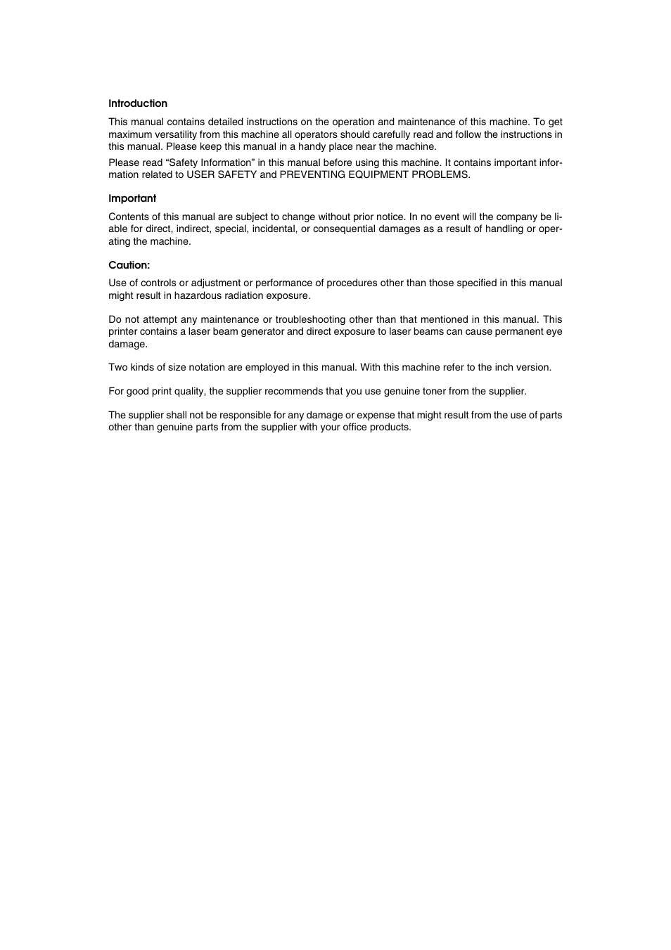 Lanier AP2610 User Manual | Page 2 / 182