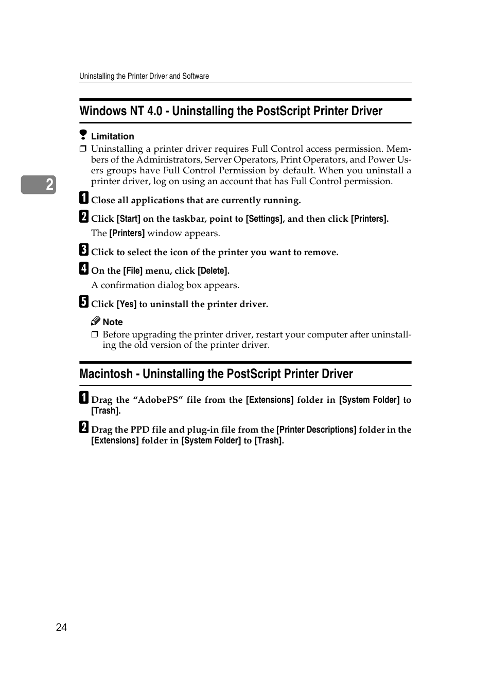 Lanier AP2610 User Manual | Page 32 / 182