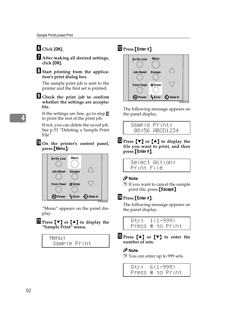 Lanier AP2610 User Manual | Page 60 / 182