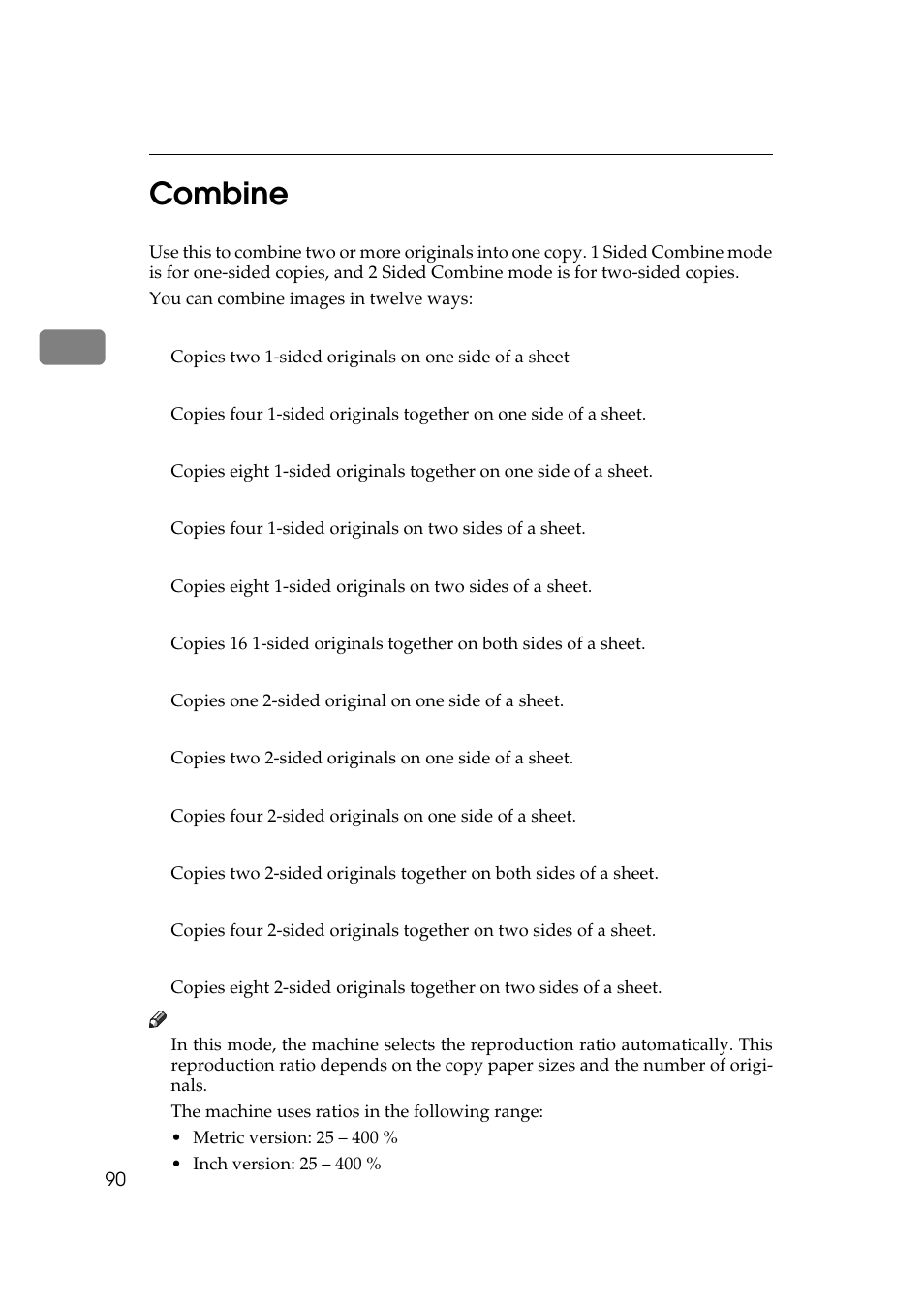 Combine, 2combine | Lanier 5484 User Manual | Page 104 / 368