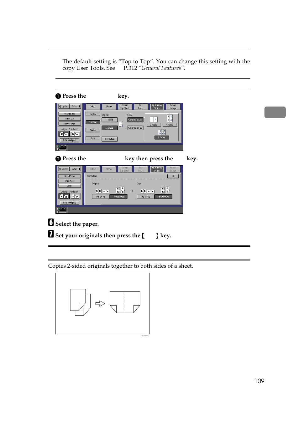 2 sided 2 pages → combine 2 side | Lanier 5484 User Manual | Page 123 / 368