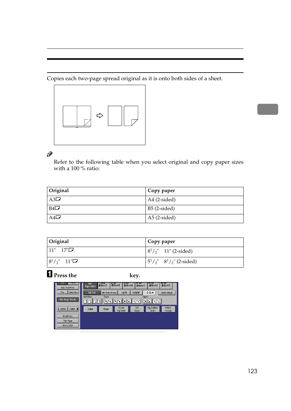 Multi to 2 sided, Multi → 2 sided | Lanier 5484 User Manual | Page 137 / 368