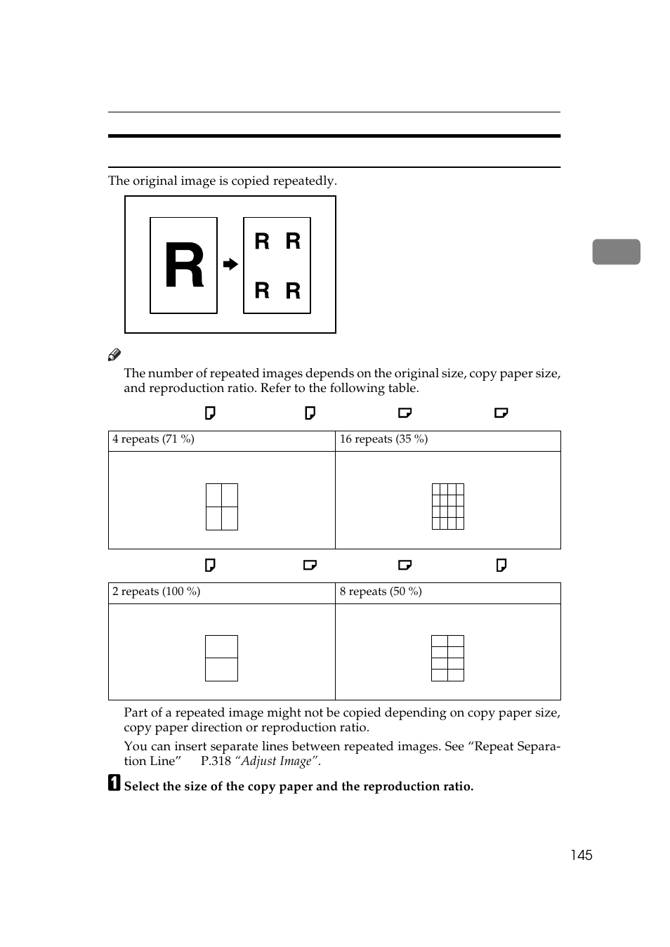 Image repeat | Lanier 5484 User Manual | Page 159 / 368