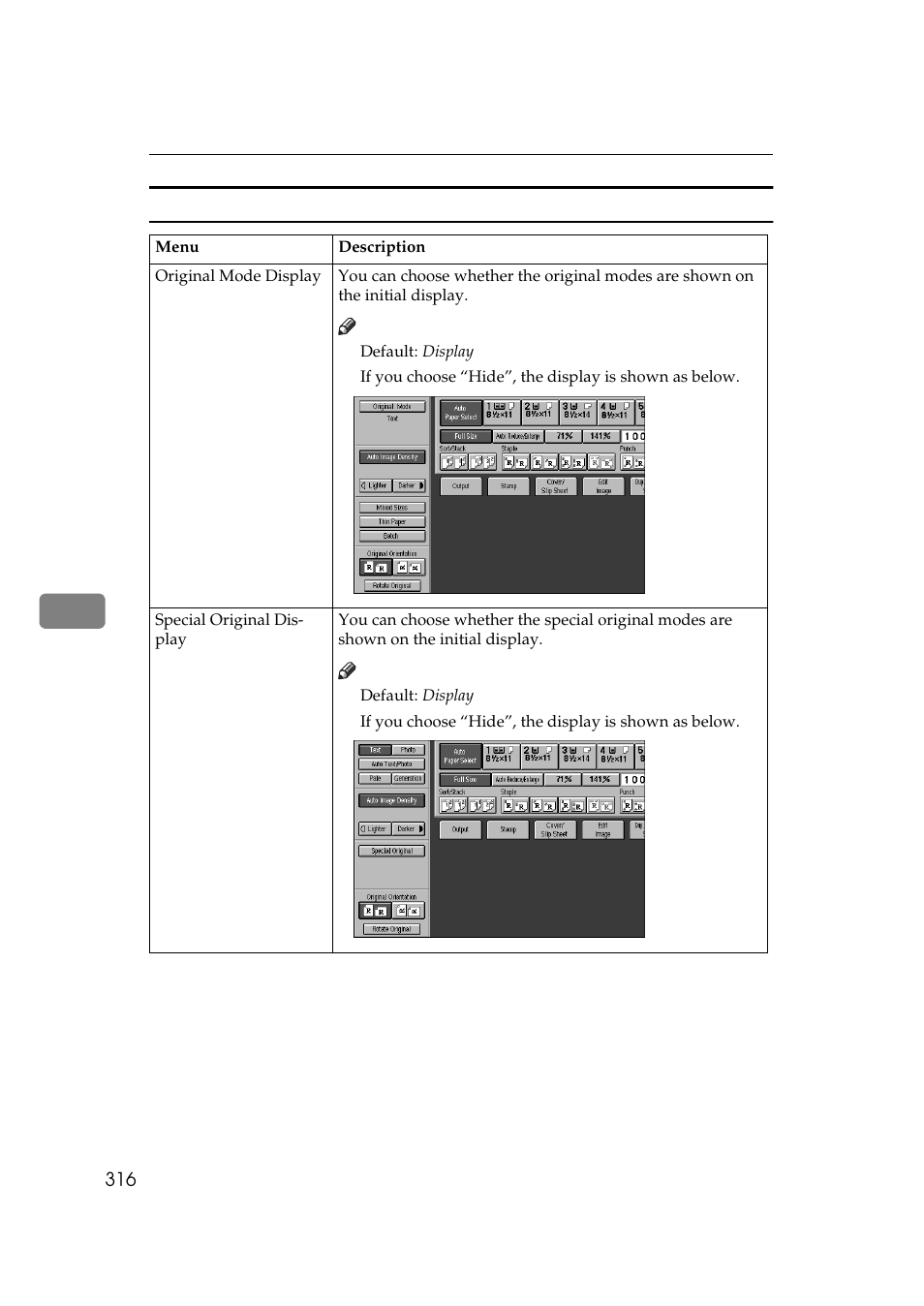 Display/panel tone | Lanier 5484 User Manual | Page 330 / 368