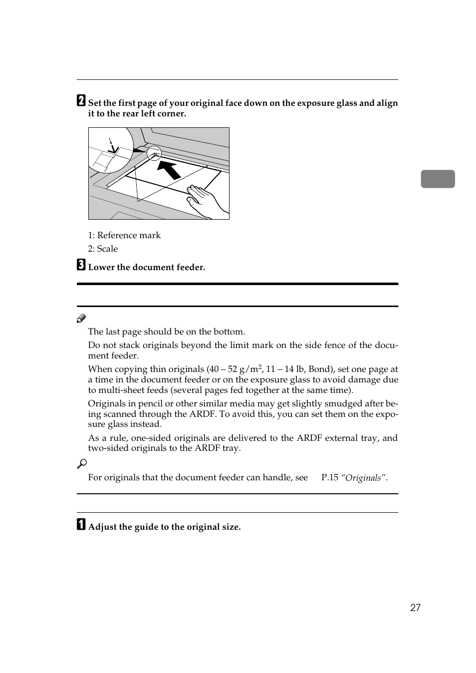 Setting originals in the document feeder | Lanier 5484 User Manual | Page 41 / 368