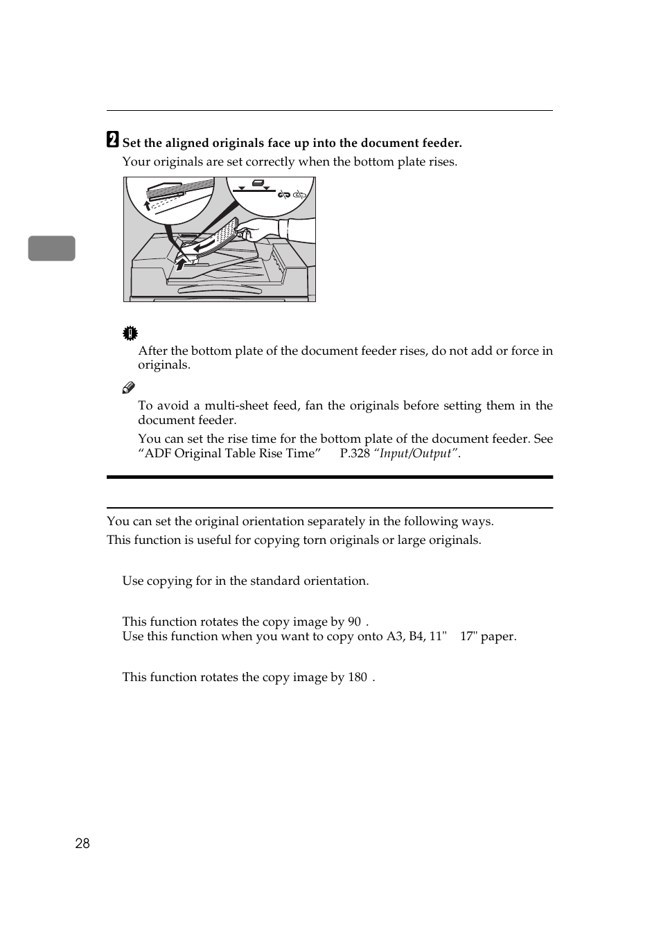 Original orientation | Lanier 5484 User Manual | Page 42 / 368