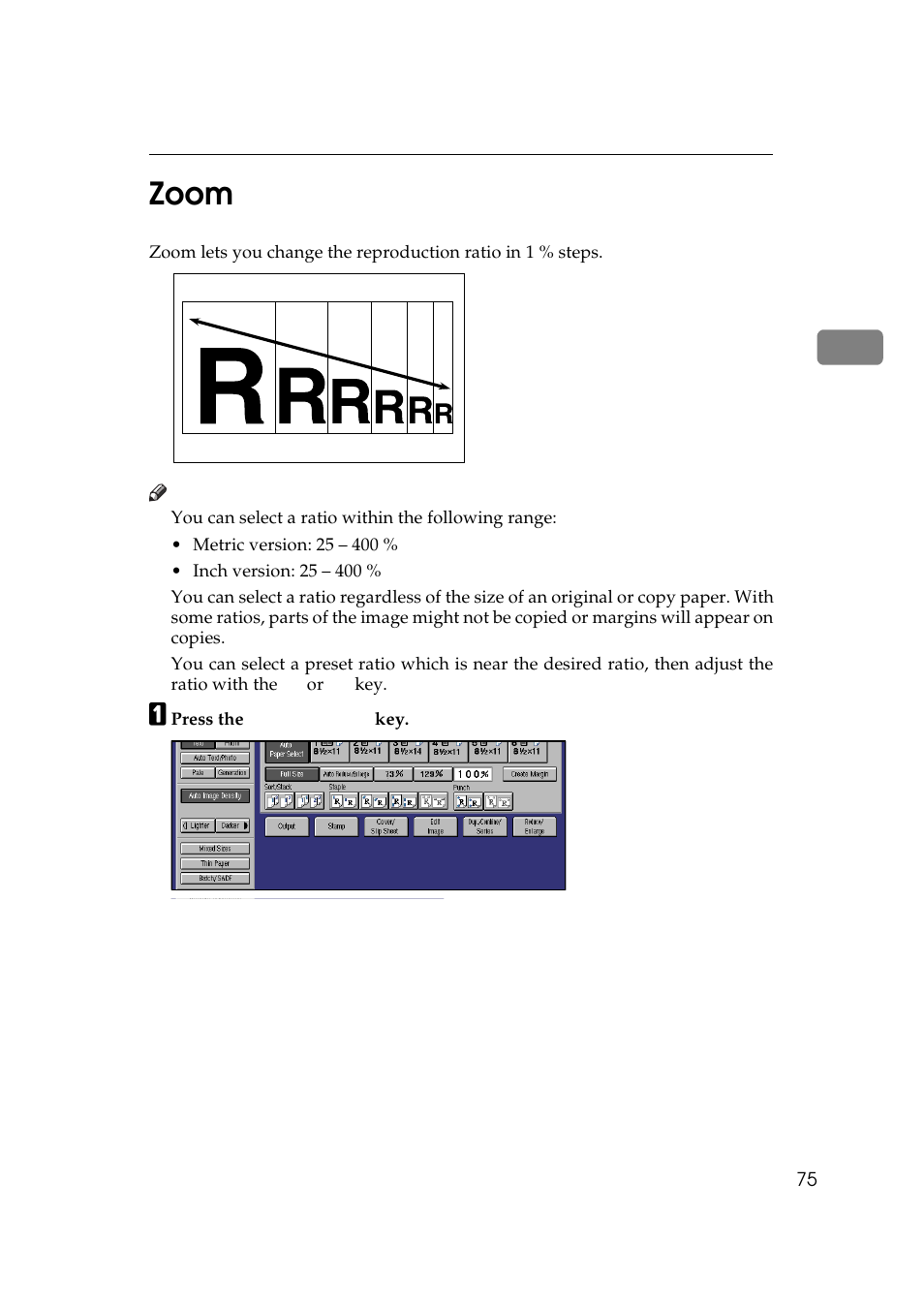 Zoom, 2zoom | Lanier 5484 User Manual | Page 89 / 368