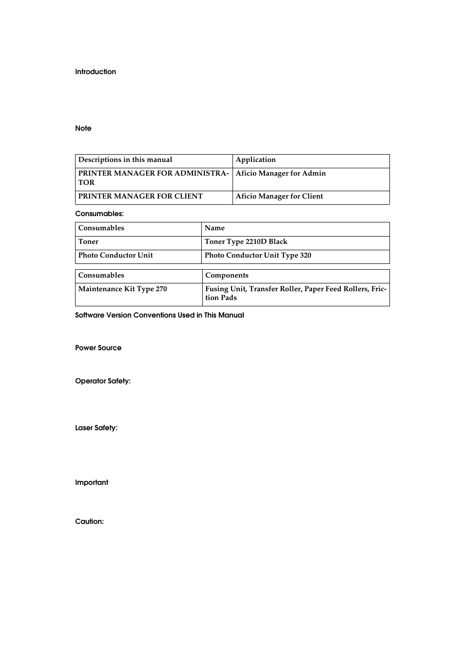 Lanier AP3200 User Manual | Page 3 / 140