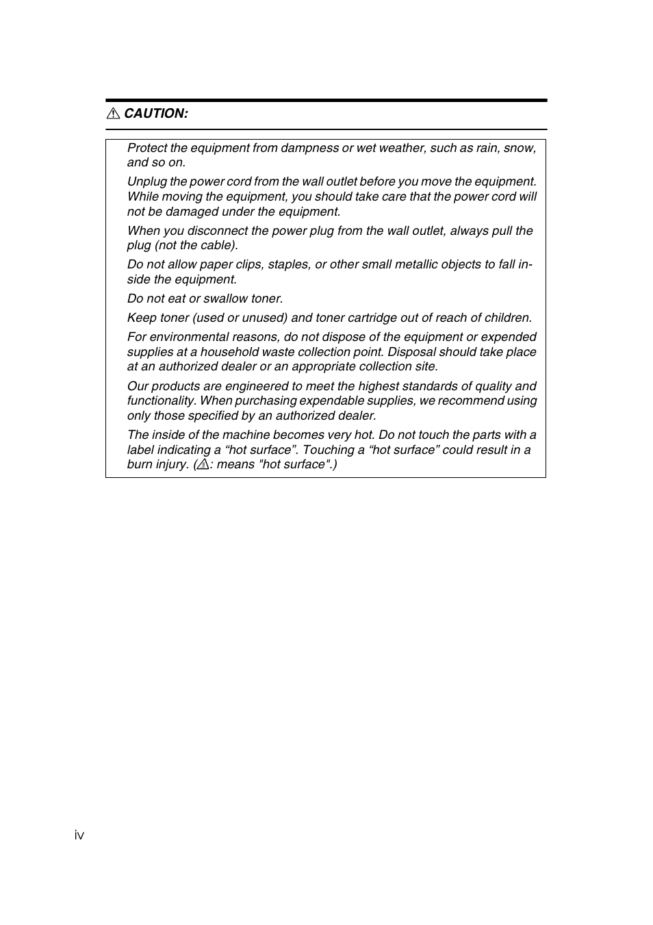 Lanier AP3200 User Manual | Page 8 / 140