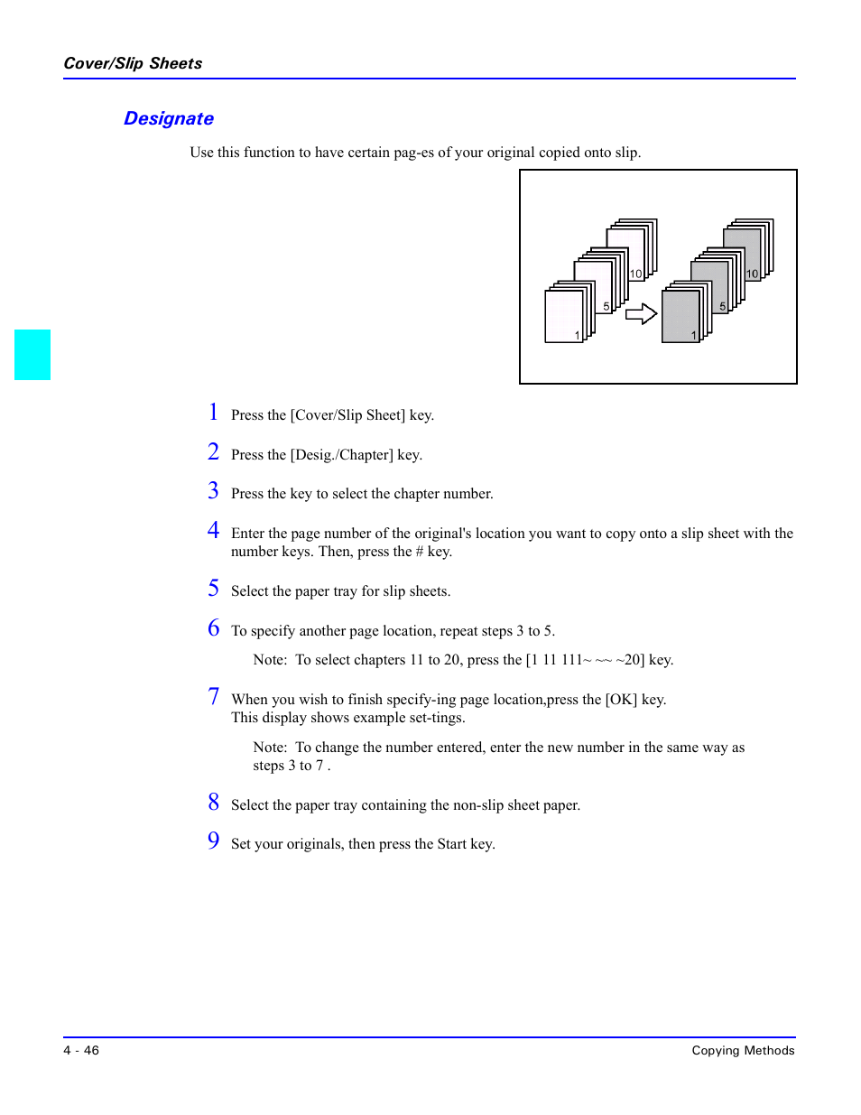Designate, Designate -46 | Lanier 5635 User Manual | Page 110 / 288