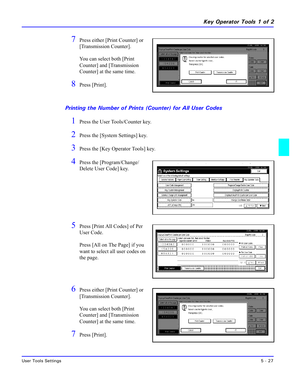 Lanier 5635 User Manual | Page 143 / 288