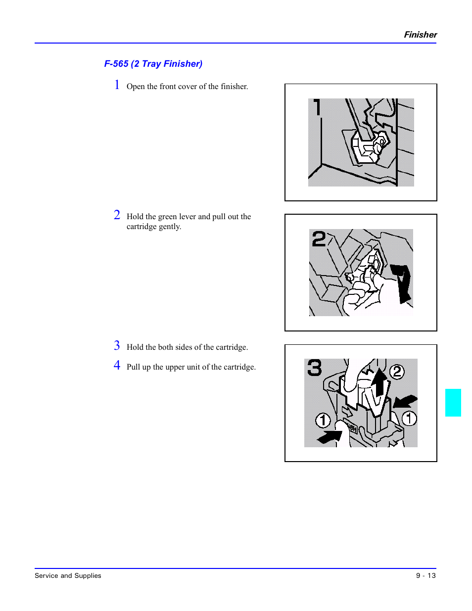 F-565 (2 tray finisher) | Lanier 5635 User Manual | Page 239 / 288