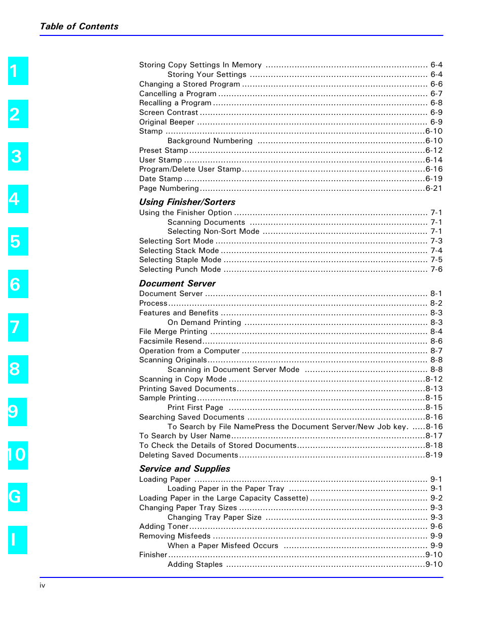 Lanier 5635 User Manual | Page 6 / 288