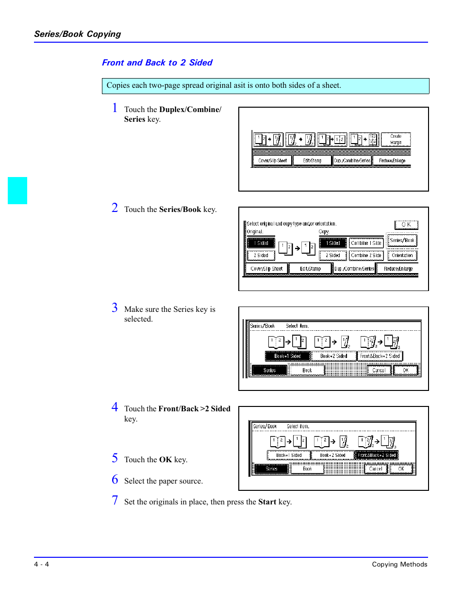 Front and back to 2 sided | Lanier 5635 User Manual | Page 68 / 288