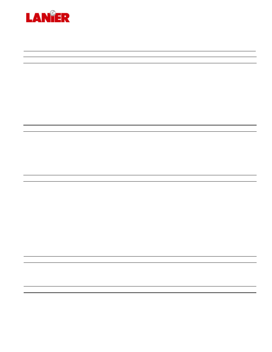 Lanier CP- 341 User Manual | 3 pages