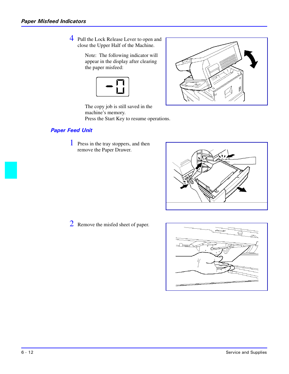 Paper feed unit | Lanier 5415 User Manual | Page 74 / 104