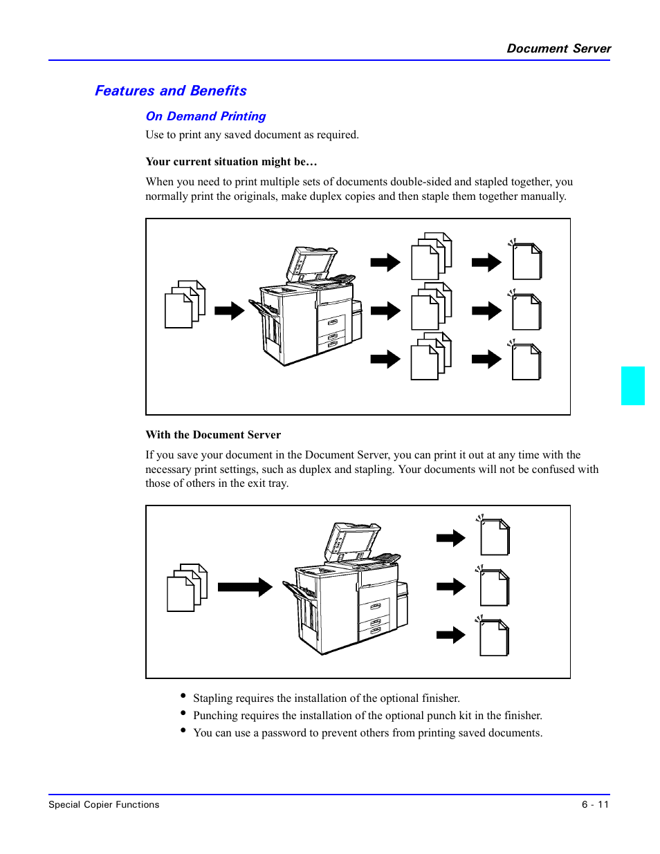 Features and benefits, On demand printing, Features and benefits -11 | Lanier 5470 User Manual | Page 121 / 184