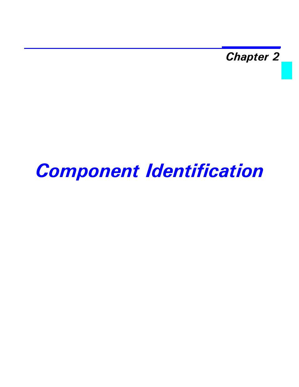 Component identification, Chapter 2 - component identification | Lanier 5470 User Manual | Page 17 / 184