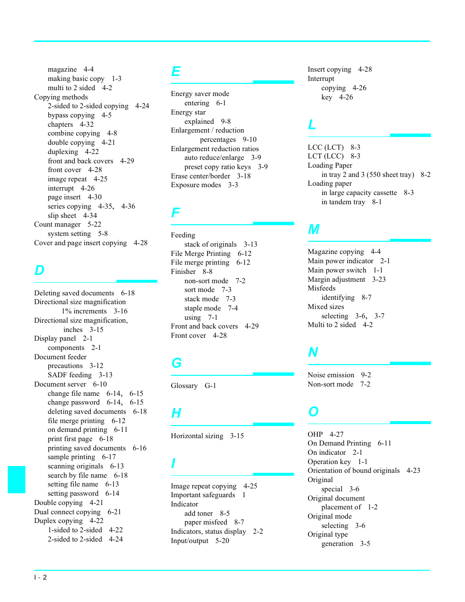 Lanier 5470 User Manual | Page 180 / 184