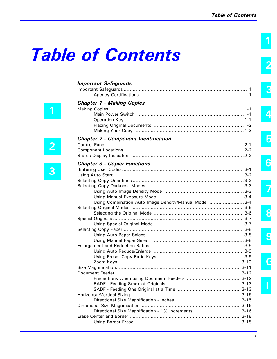 Lanier 5470 User Manual | Page 3 / 184